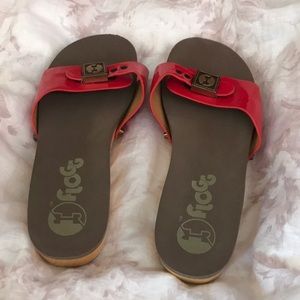 Flogg clogs brand new never worn in red